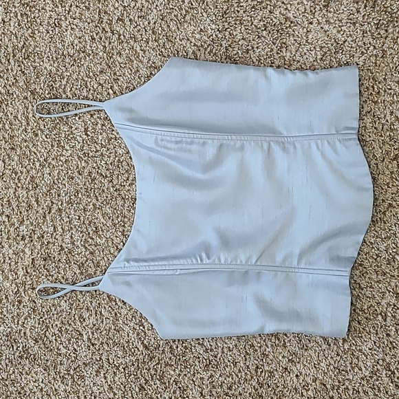 Vintage Jessica McClintock Light Blue 3 Piece Dress - Picture 2 of 13